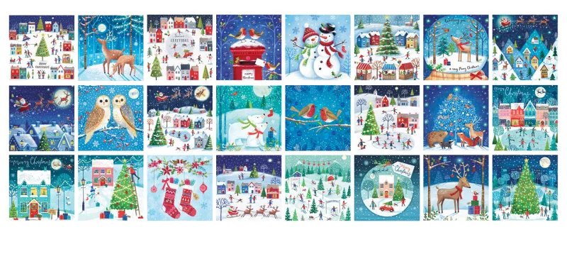 Adventskalender - Weihnachtsstadt - 24 Puzzles