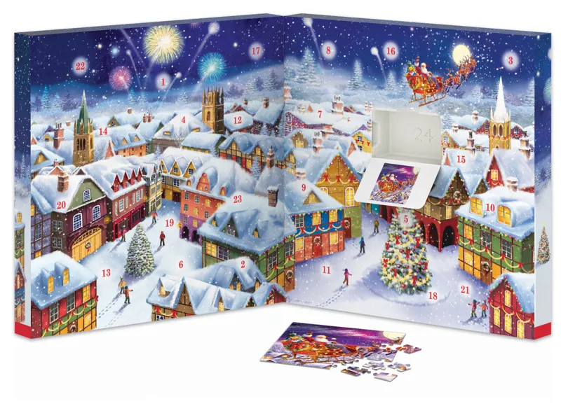 Adventskalender - Erinnerungen an Weihnachten - 24 Puzzles