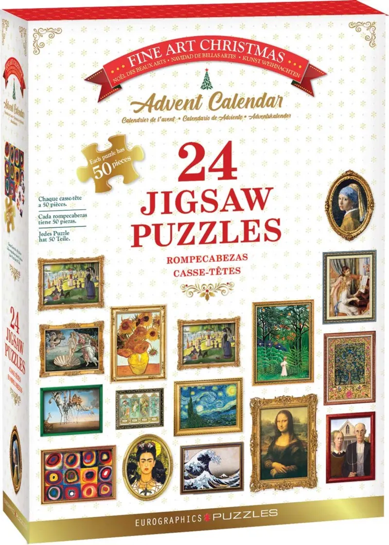 Puzzle Adventskalender - Kunst