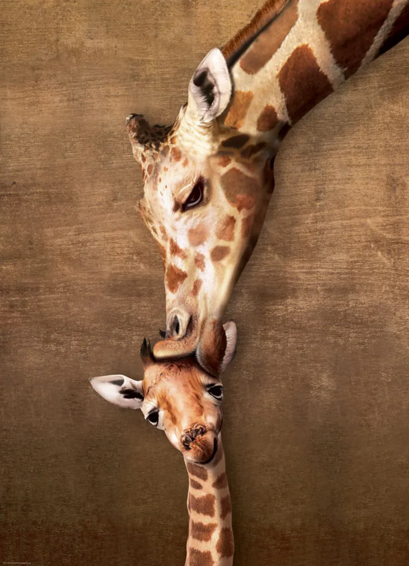 XXL Teile - Giraffe Mother's Kiss
