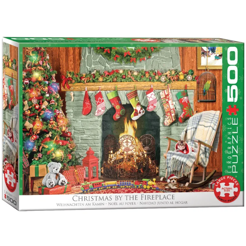 XXL Teile - Christmas by the Fireplace