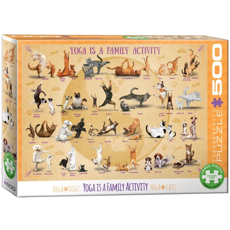 XXL Teile - Yoga is A Family Activity