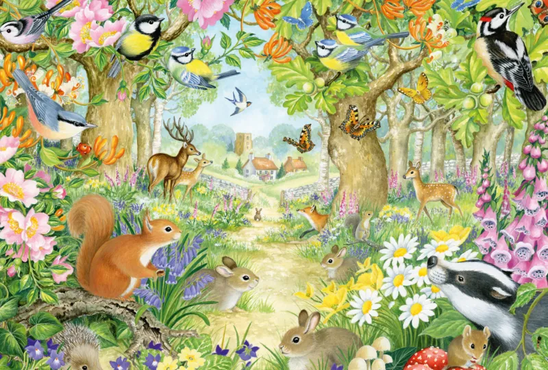 Tiere im Wald