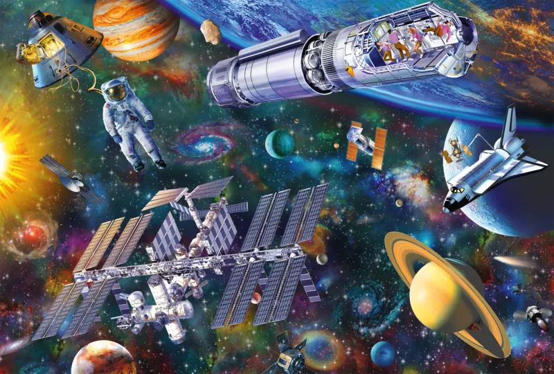 Weltraumspaß