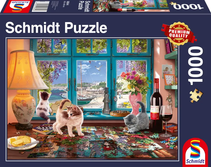 Am Puzzle-Tisch