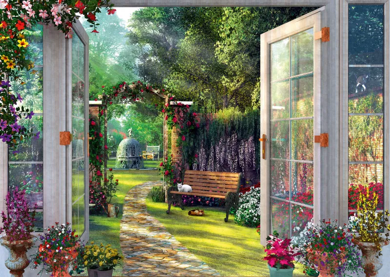 Dominic Davison - Blick in den Verwunschenen Garten