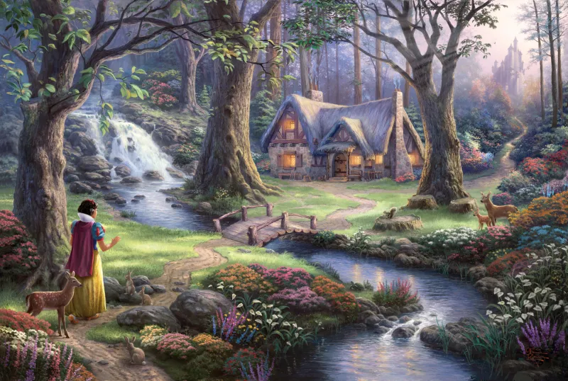 Thomas Kinkade - Disney - Schneewittchen