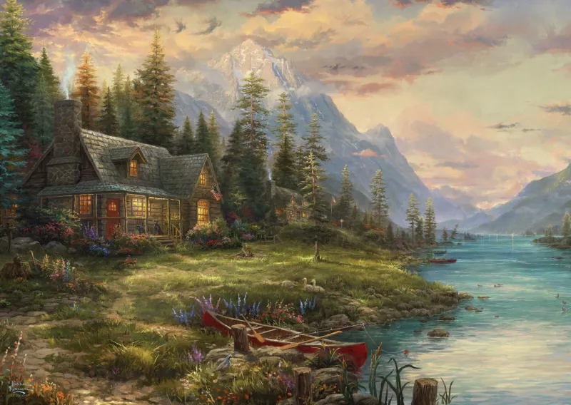 Thomas Kinkade - Ausflug am Vatertag