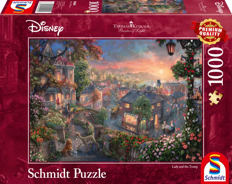 Thomas Kinkade - Disney - Susi und Strolch