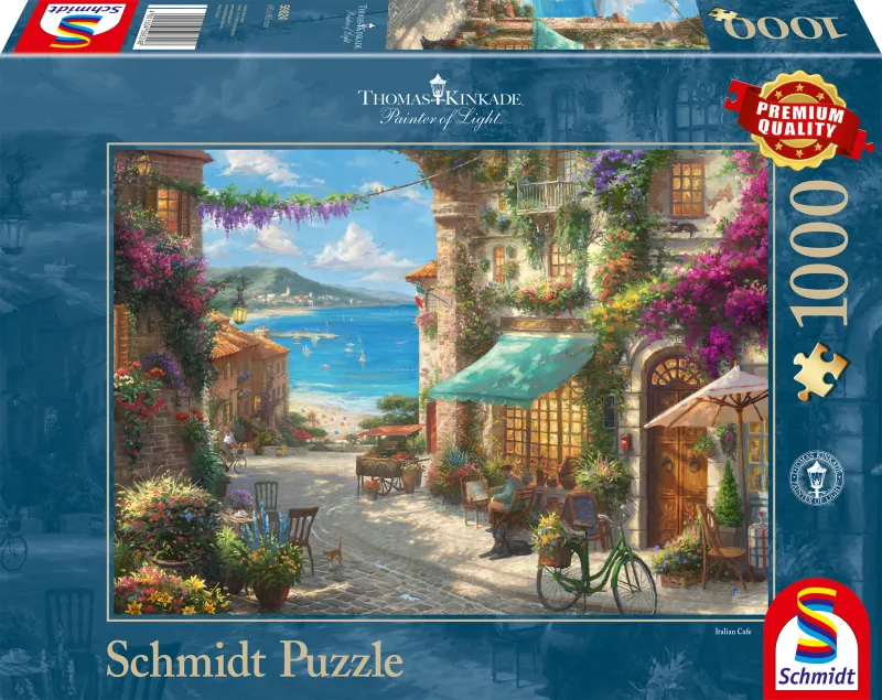 Thomas Kinkade - Café an der italienischen Riviera