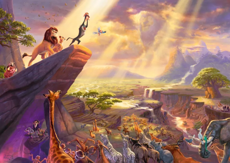 Thomas Kinkade - Disney - König der Löwen