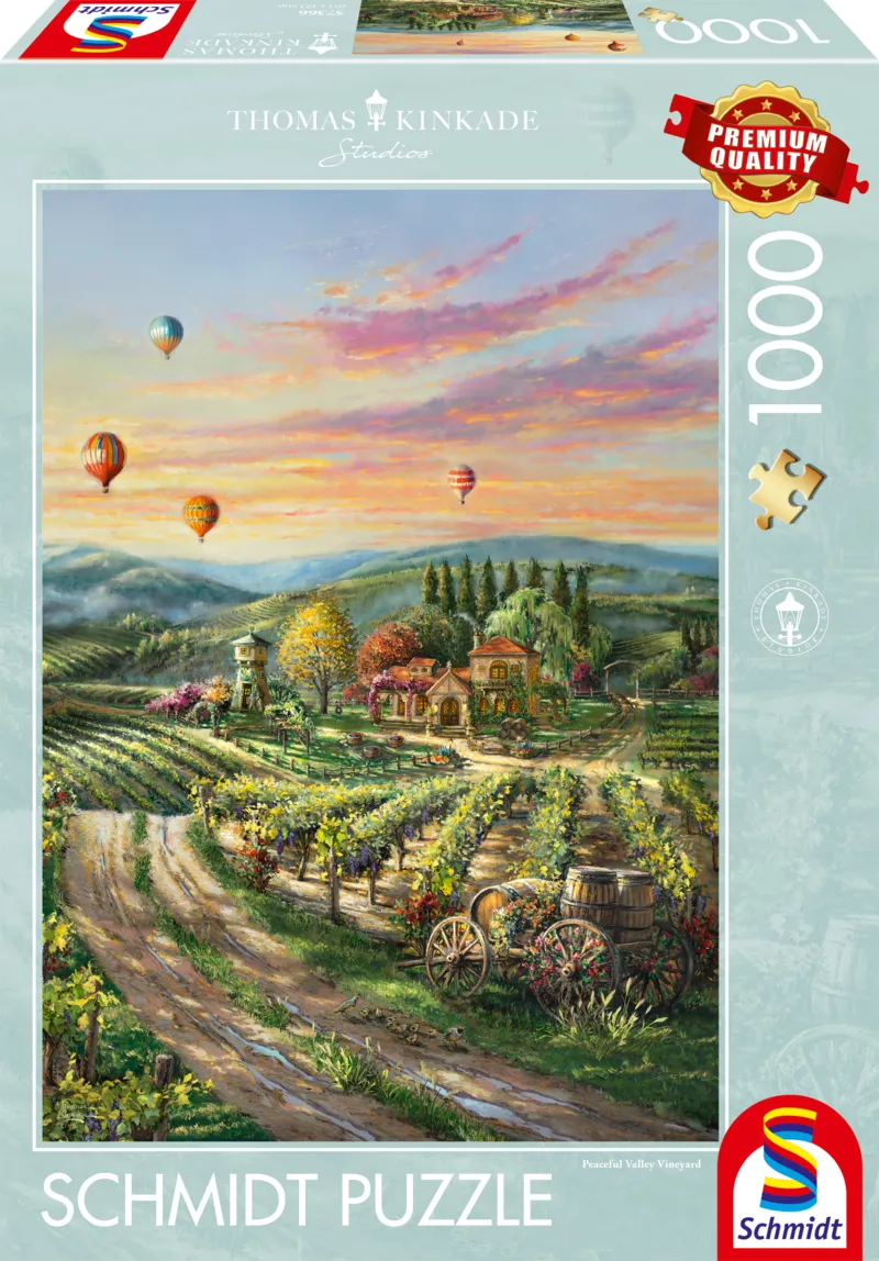 Thomas Kinkade - Peaceful Valley Vineyard