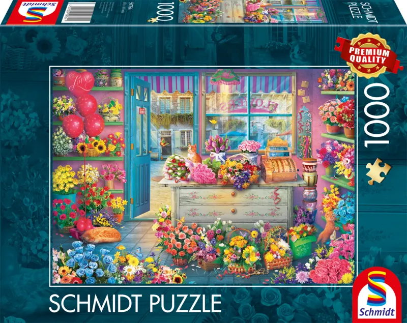 Bunter Blumenladen