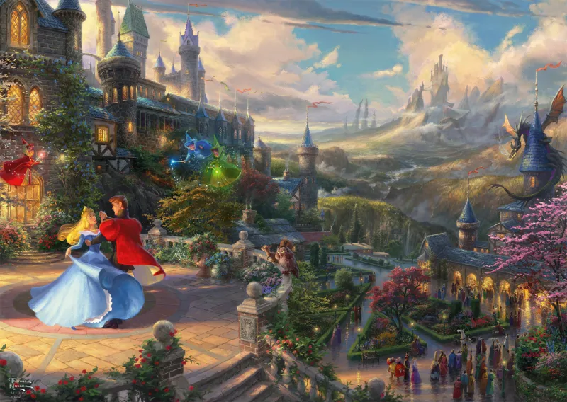 Disney - Dornröschen Tanzt im Verzauberten Licht