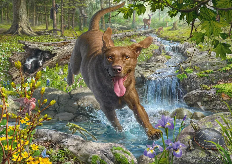 Mark Fredrickson - Retriever im Frühling