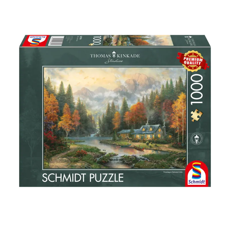 Soirée d'automne au bord du lac