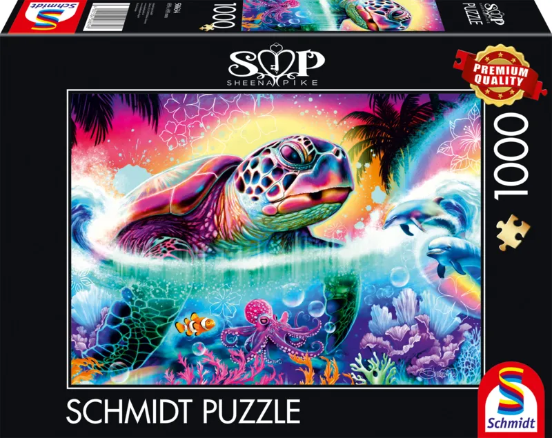 Neon-Schildkröte