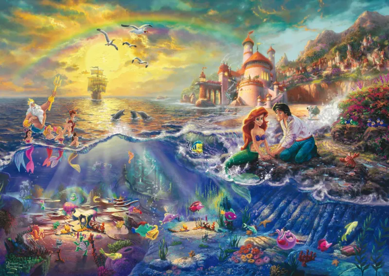 Thomas Kinkade - Disney - Kleine Meerjungfrau