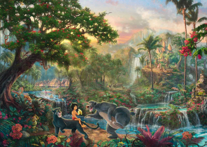 Thomas Kinkade - Disney - Dschungelbuch
