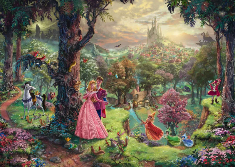 Thomas Kinkade - Disney - Dornröschen
