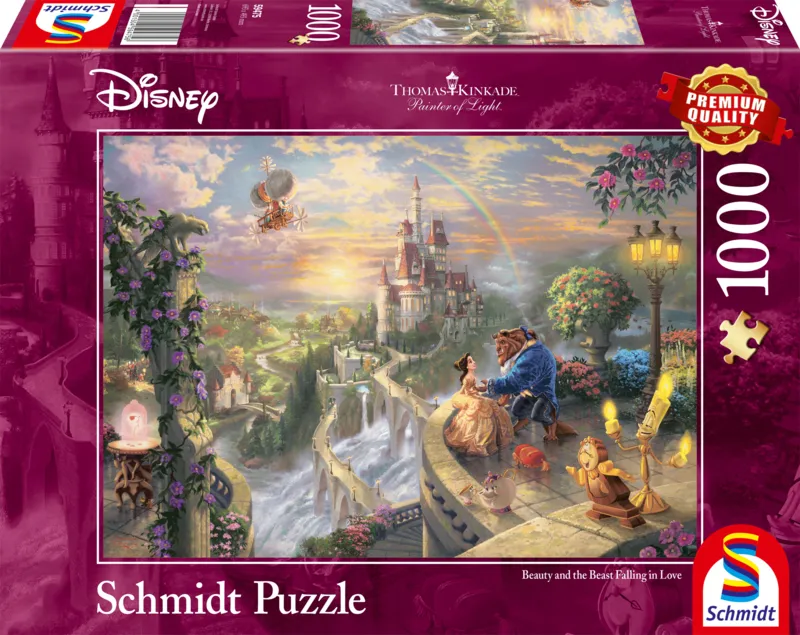 Thomas Kinkade - Disney - Die Schöne und das Biest