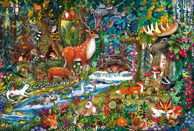 Tiere des Waldes