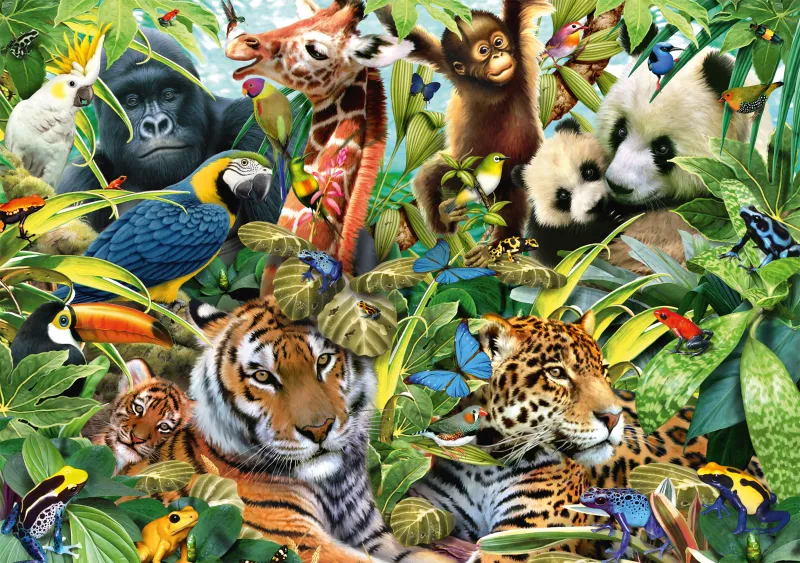 Kunterbunte Tierwelt
