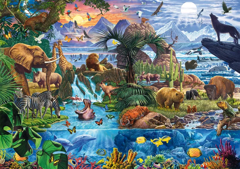 Panorama der Tierwelt