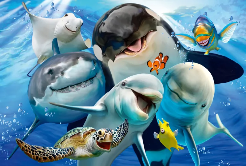 Unterwasser-Freunde