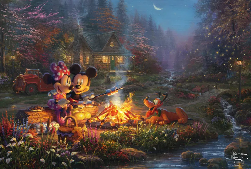 Disney - Mickey & Minnie Süße Liebe am Lagerfeuer - Eco-Friendly