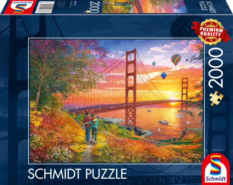Spaziergang zur Golden Gate Bridge