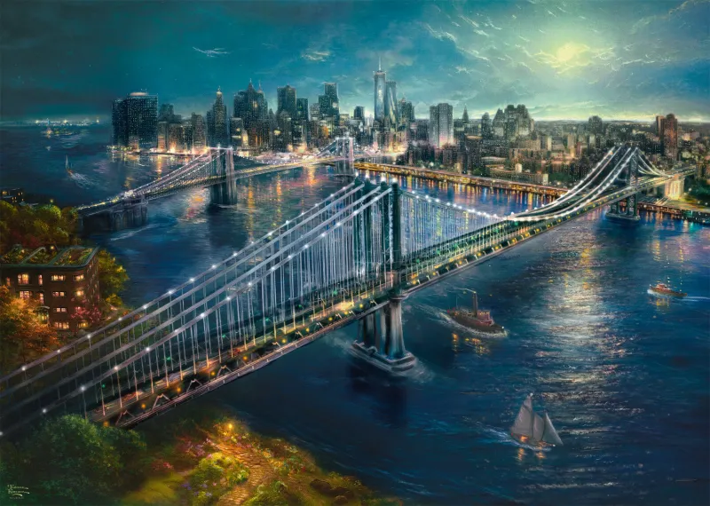 Mondschein in Manhattan