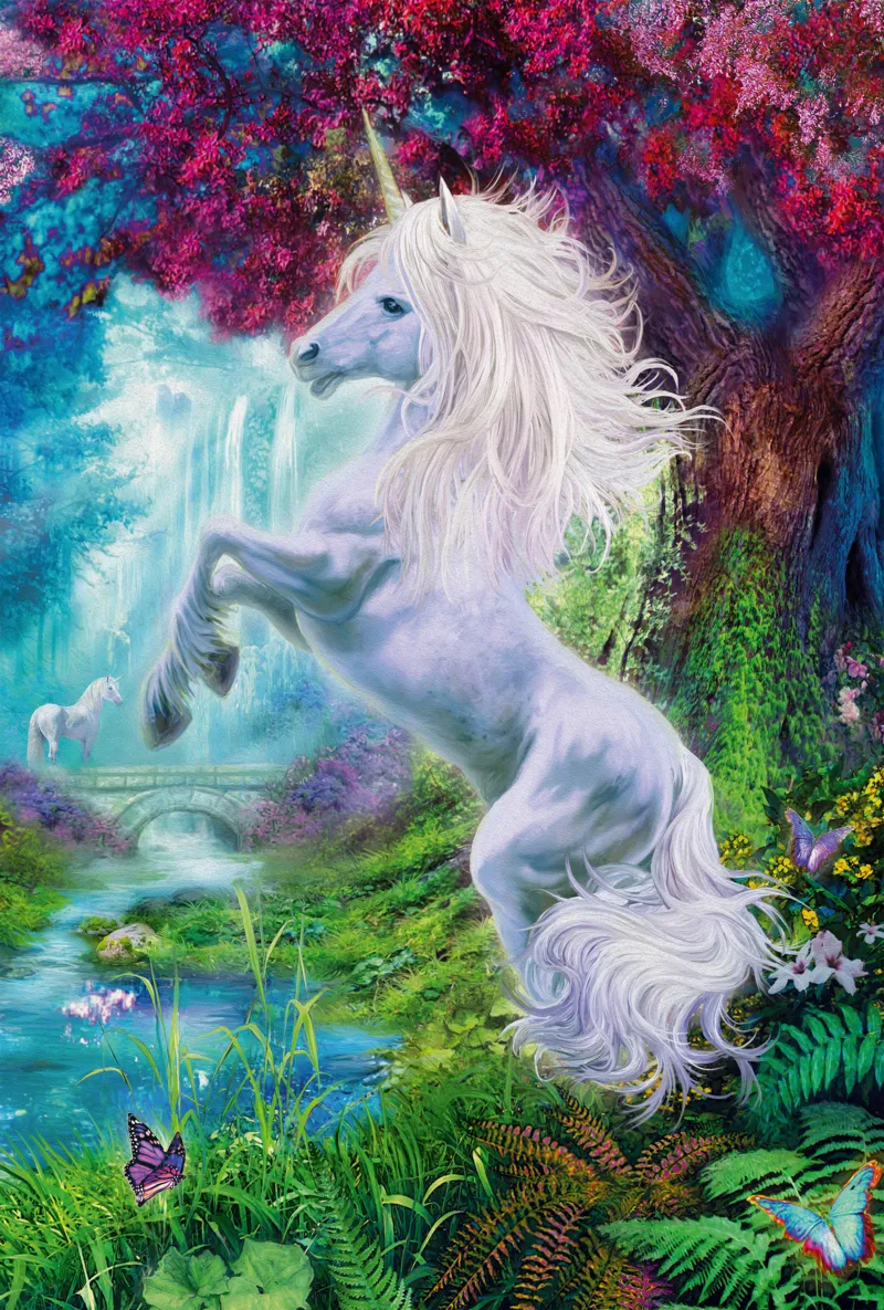 Einhorn im Verzauberten Garten