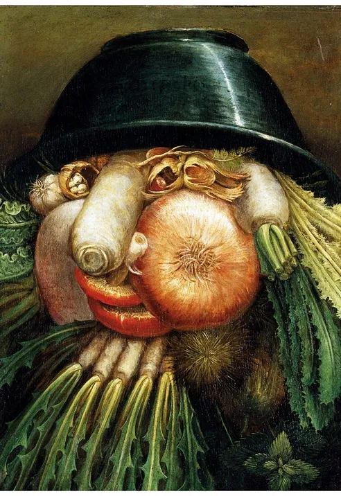 Handgeschnittenes Holzpuzzle - Arcimboldo Giuseppe: The Greengrocer
