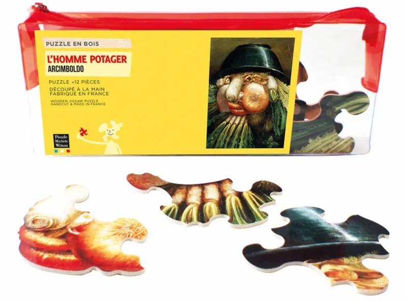 Handgeschnittenes Holzpuzzle - Arcimboldo Giuseppe: The Greengrocer