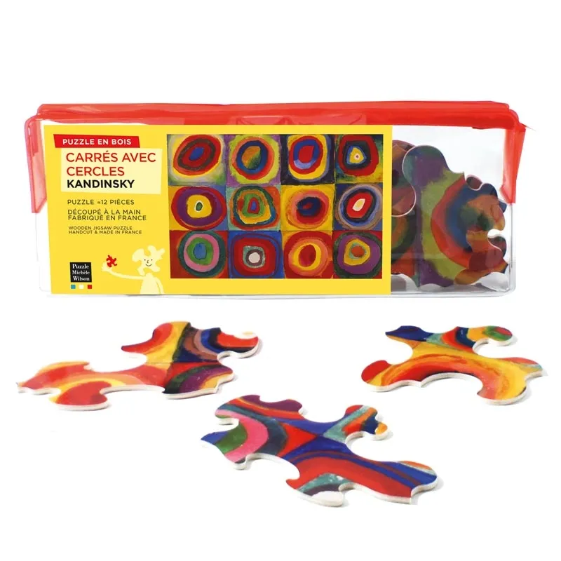 Handgeschnittenes Holzpuzzle - Kandinsky Vassily : Color Study