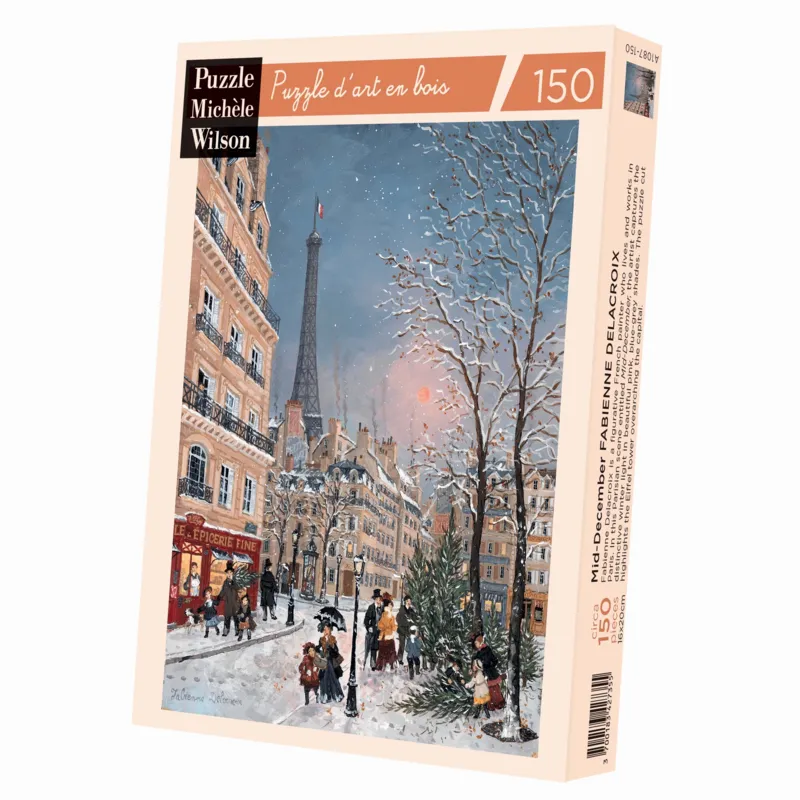 Handgeschnittenes Holzpuzzle - Mi-Décembre, Fabienne Delacroix