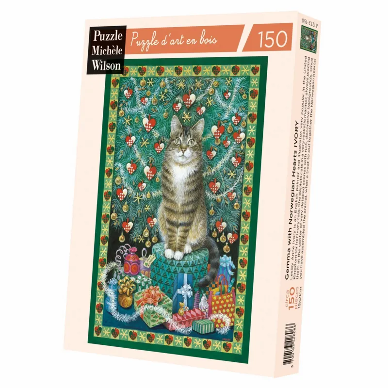 Handgeschnittenes Holzpuzzle - Gemma Et Les Coeurs Norvégiens, Lesley Anne Ivory
