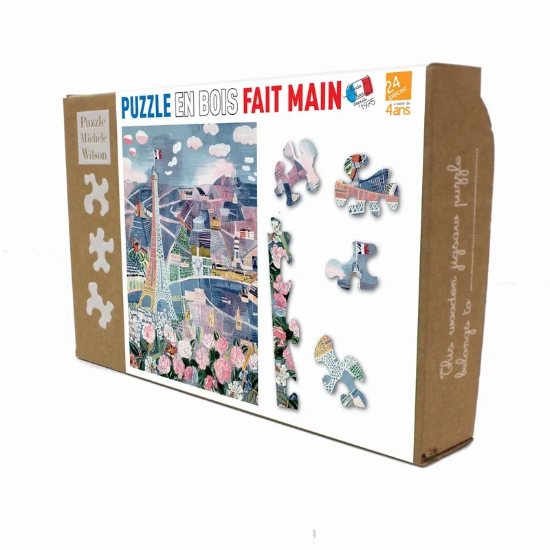 Handgeschnittenes Holzpuzzle - Paris Au Printemps, Raoul Dufy