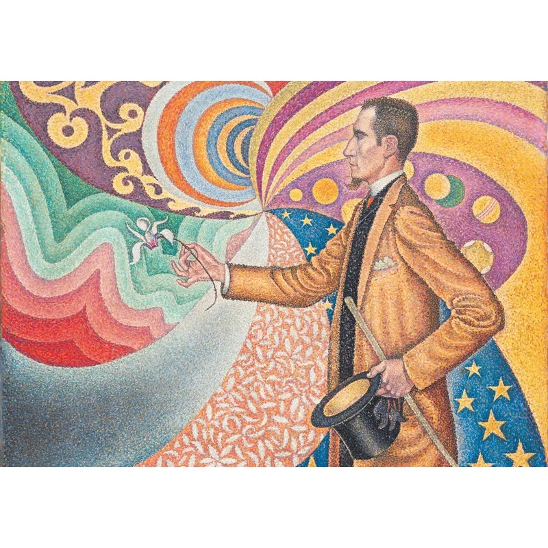 Handgeschnittenes Holzpuzzle - Paul Signac - Portrait Of Félix Fénéon