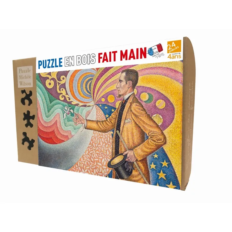 Handgeschnittenes Holzpuzzle - Paul Signac - Portrait Of Félix Fénéon
