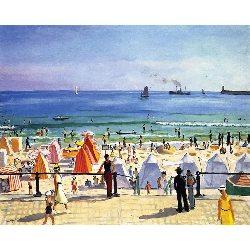 Handgeschnittenes Holzpuzzle - Albert Marquet