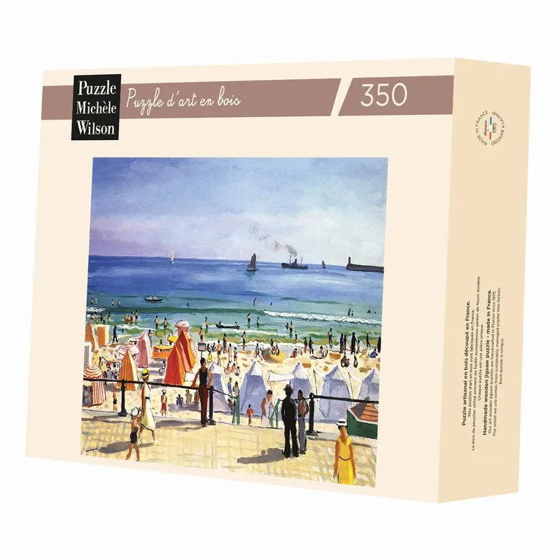 Handgeschnittenes Holzpuzzle - Albert Marquet