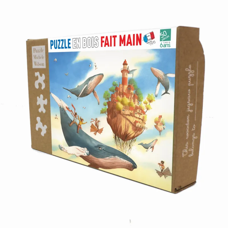 Handgeschnittenes Holzpuzzle - Odysee Fantastique
