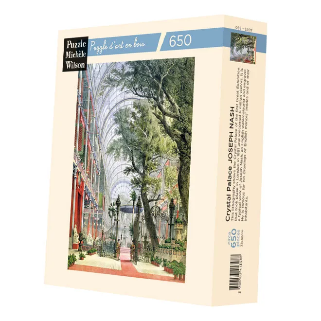 Handgeschnittenes Holzpuzzle - Chrystal Palace,