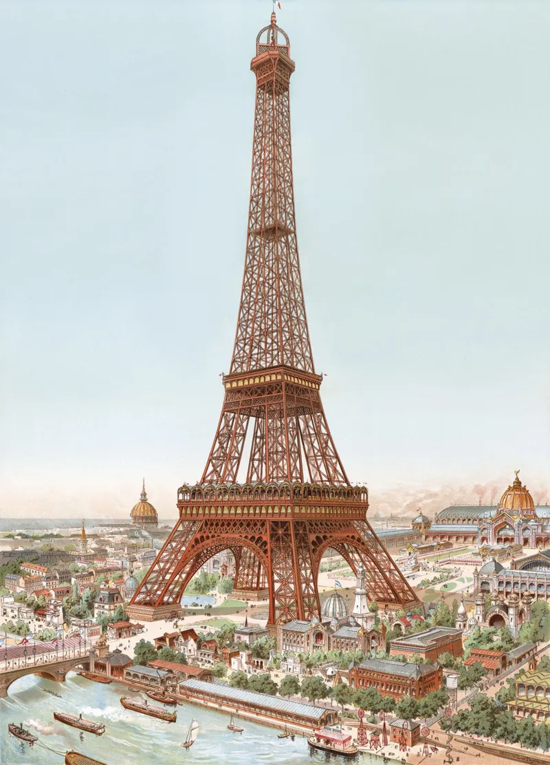Handgeschnittenes Holzpuzzle - La Tour Eiffel, Louis Tauzin
