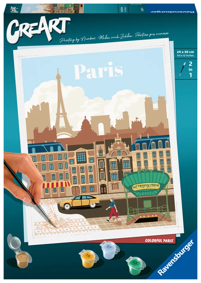 Malen nach Zahlen - CreArt - Paris