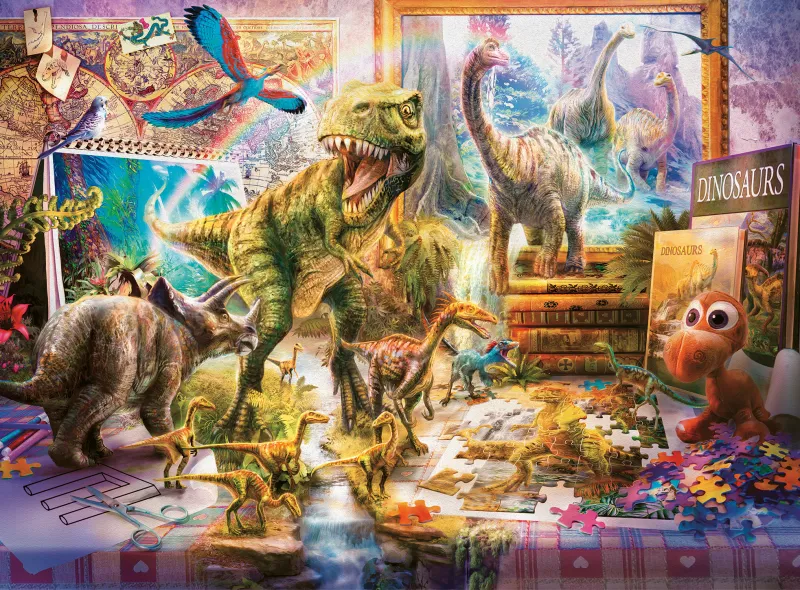 XXL Teile - Dinosaurier im Zimmer