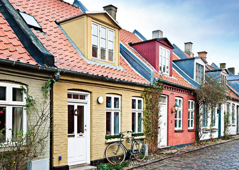 Häuser in Aarhus, Dänemark