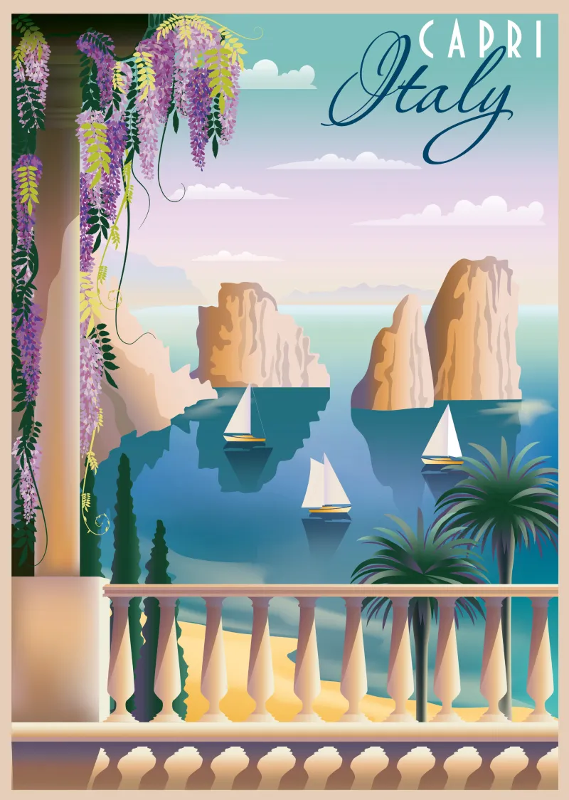 Postkarte Capri
